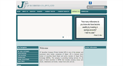 Desktop Screenshot of jfsecurities.com